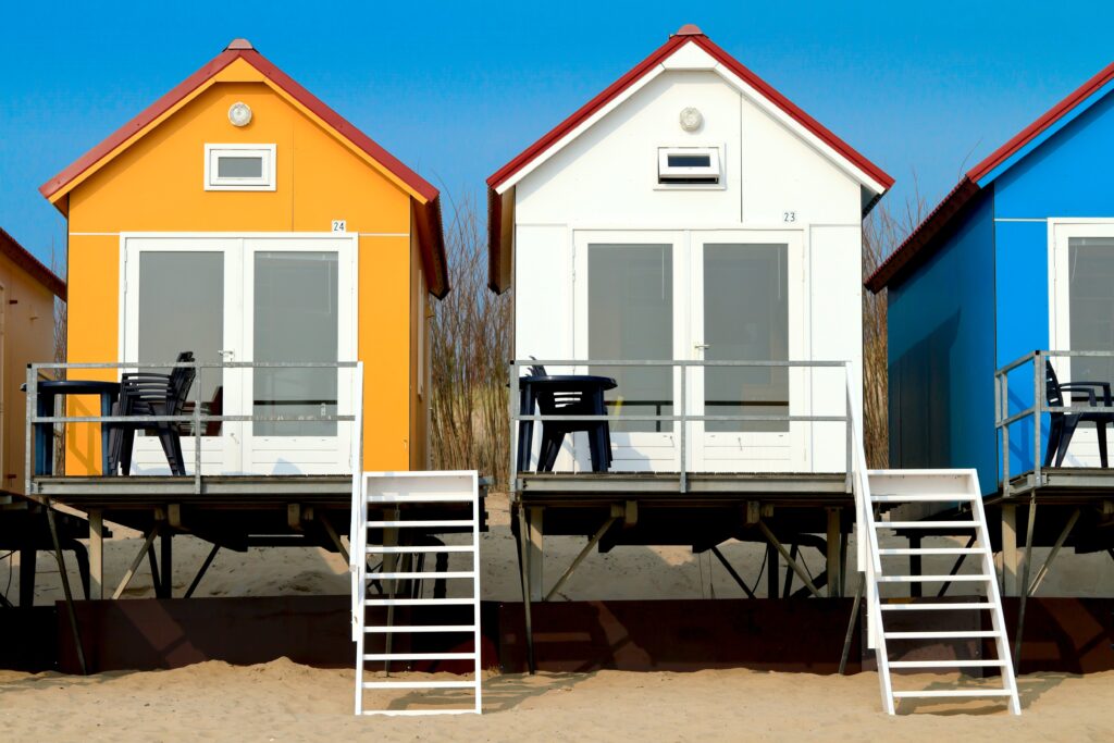 Nederlandse strand huisje